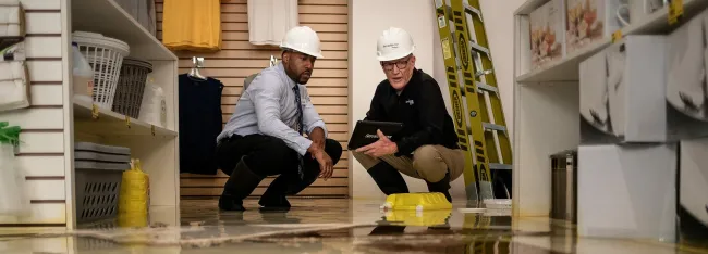 Commercial storm damage restoration services - servicemaster restoration by simons - north shore - chicago