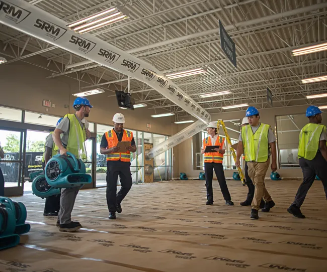 commercial restoration technicians