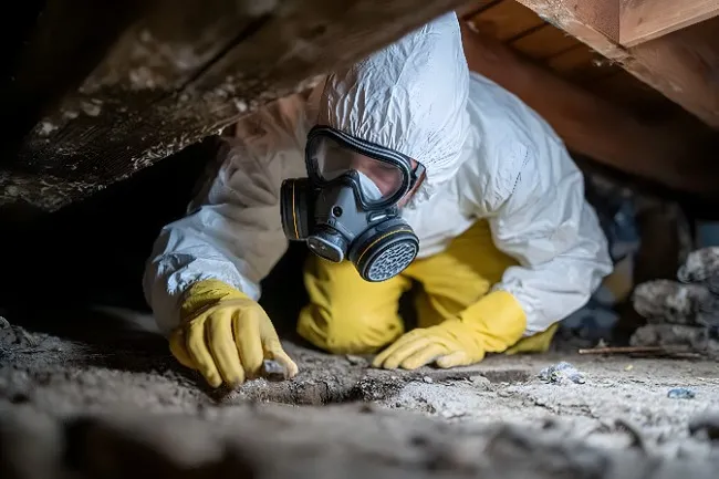 Crawlspace mold in Riverside homes