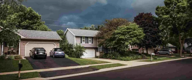 Thunderstorm in Garden City, KS