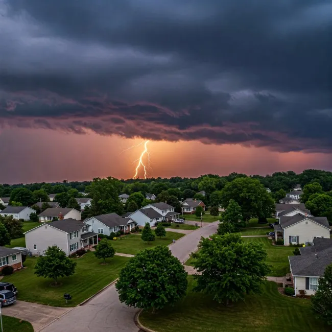 Weather damage for Springfield roofs and windows during a thunderstorms