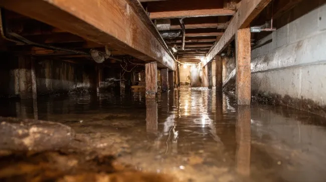 Finished basements flooding in early spring