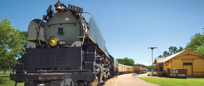 Locomotive at Cody Park Railroad Museum in North Platte, NE