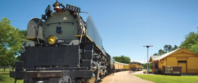 Locomotive at Cody Park Railroad Museum in North Platte, NE