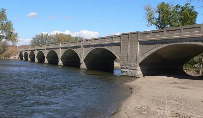 North Platte River Bridge near Sutherland, Lincoln County, NE