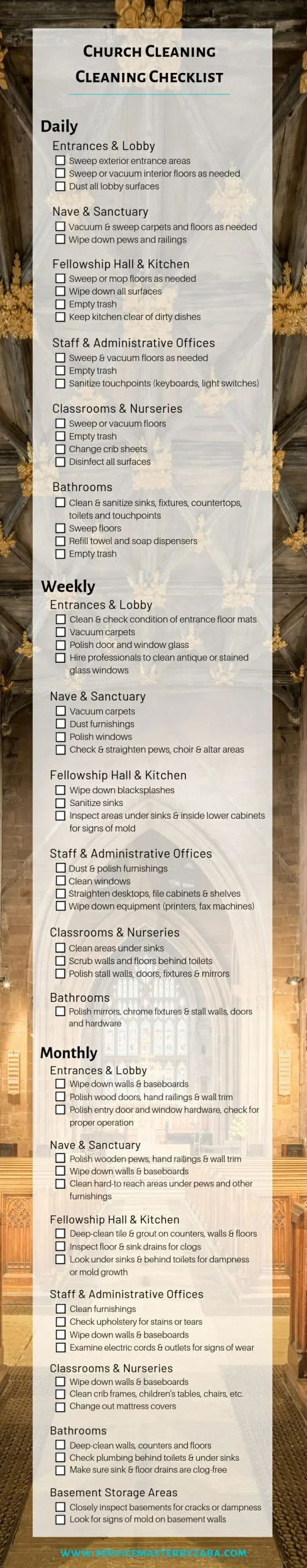 church-cleaning-checklist