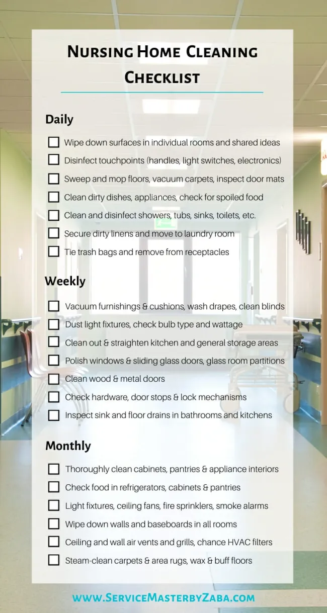 nursing-home-cleaning-checklis