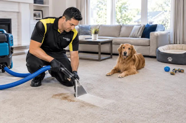 Pet stain removal