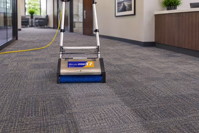 Brush Pro CRB cleaning commercial carpet