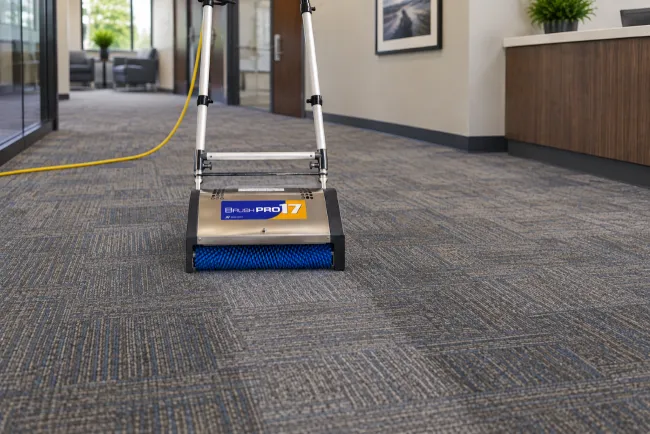 Brush Pro CRB cleaning commercial carpet