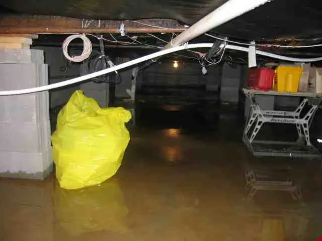 Wet Crawl Space