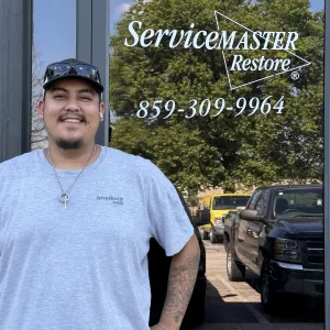 Luis Martinez, Water Technician with ServiceMaster Fire and Water Restoration Services in Lexington, Kentucky