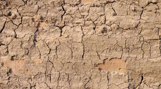 Red clay soil