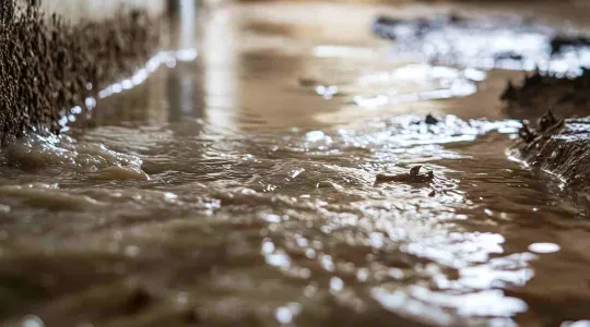 sewage in basement