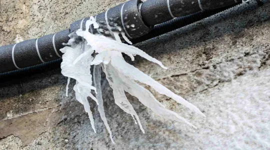 burst pipe