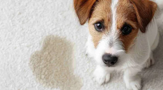 Dog urine on carpet
