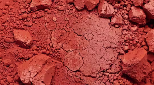 Red clay soil