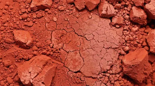 Red clay soil