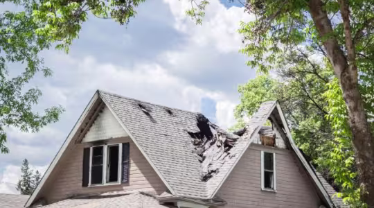 Spring fire electrical damage