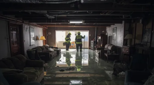 burst pipes and water damage in bergen county