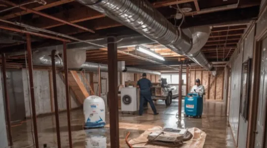 Burst Pipe Water Damage Restoration