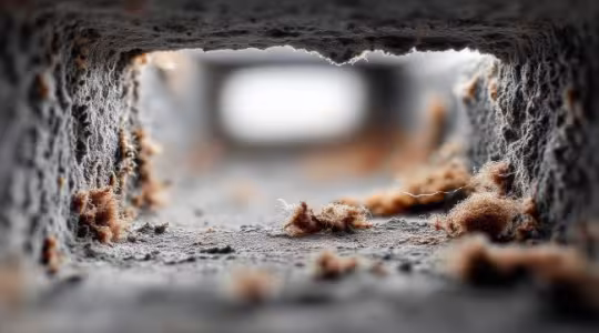 Dirty air ducts needing cleaning in Charlotte industrial facilities