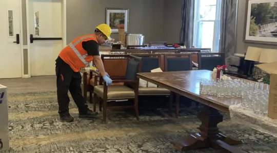 assisted living water damage technician
