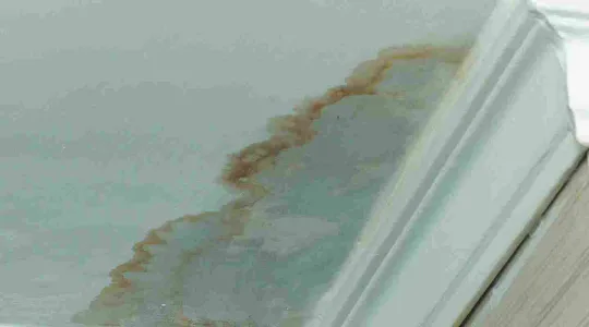 water leak in ceiling