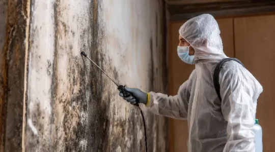 What is included in a commercial mold inspection
