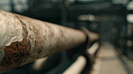 old rusty pipe