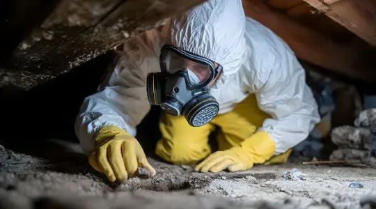 Crawlspace mold in Riverside homes