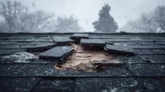 Windstorm Eugene roof damage