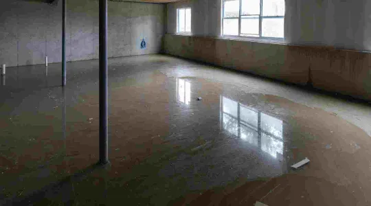 flooded basement