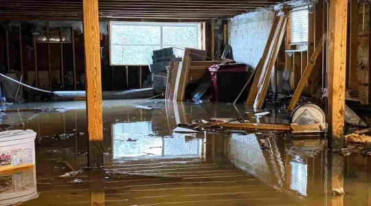 flooded basement in Brooklyn