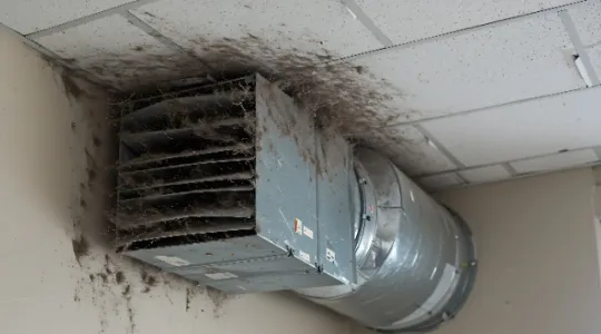 Winter basement mold in Springfield homes
