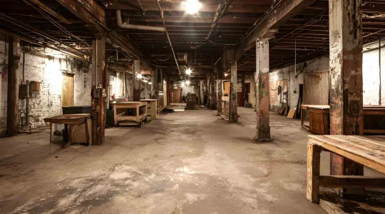 musty basement