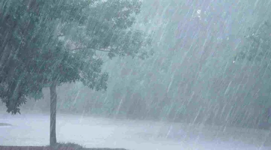 heavy rain storm
