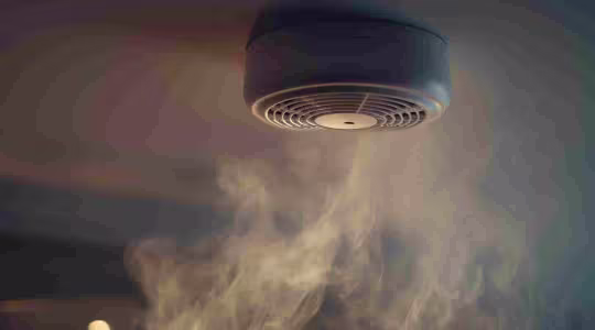 smoke in commercial building