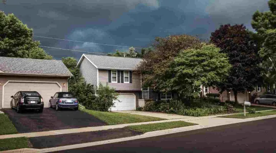 Thunderstorm in Garden City, KS