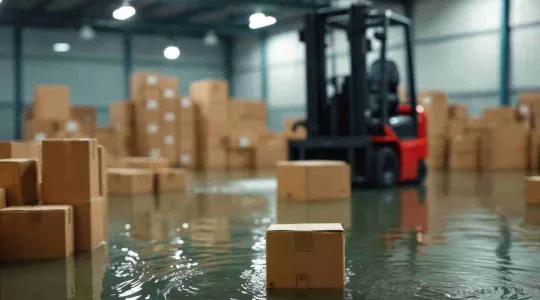 warehouse flood