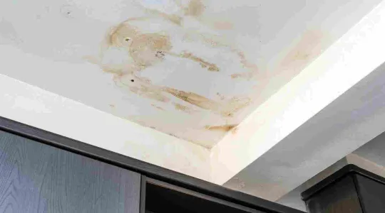 hidden water damage in ceiling
