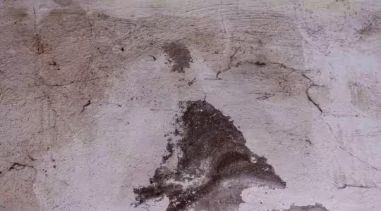 hidden water damage behind wall