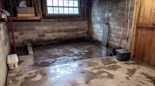 Winter flooding in Taft homes