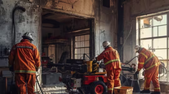 fire damage restoration