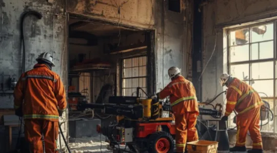 fire damage restoration