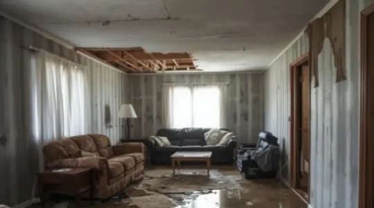 water damage in home
