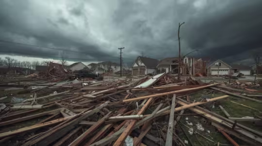 tornado damage
