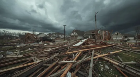 tornado damage