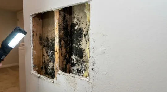 Mold in Wall Cavity