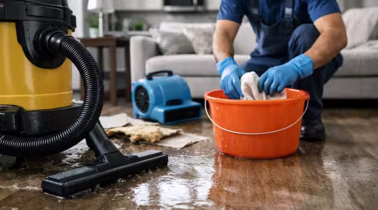 apartment water damage cleanup fast